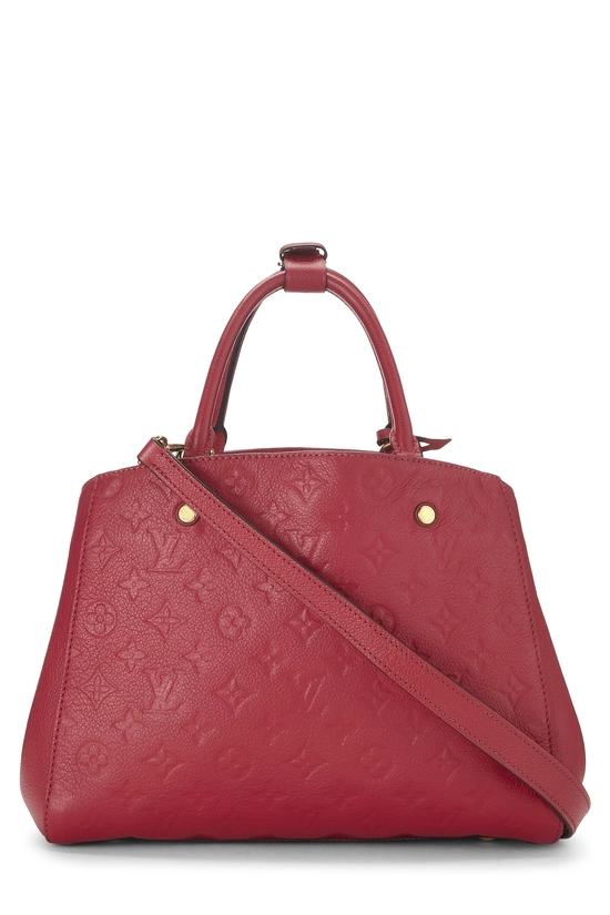 Red Monogram Empreinte Montaigne MM, , large image number 3