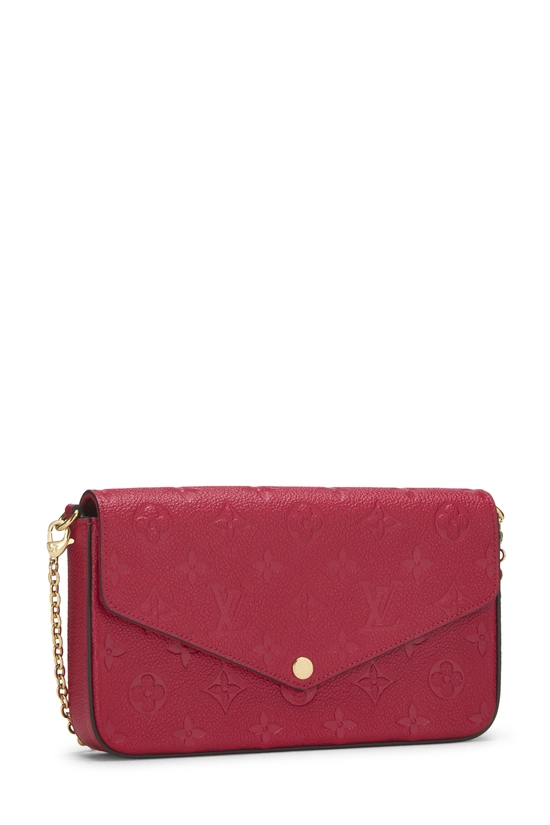 Red Monogram Empreinte Pochette Felicie, , large image number 1