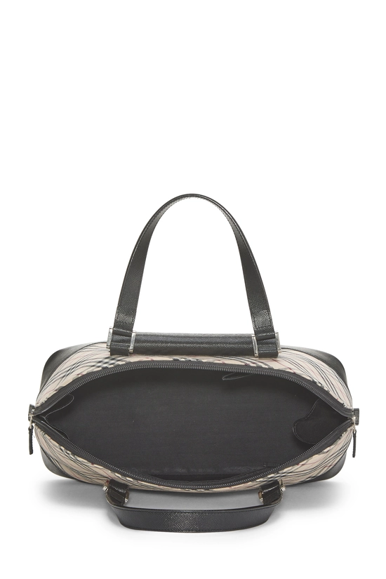Black House Check Jacquard Dome Handbag, , large image number 5