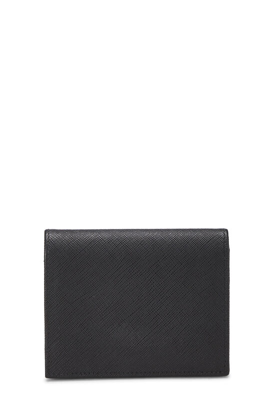 Black Saffiano Bi-Fold Wallet, , large image number 2