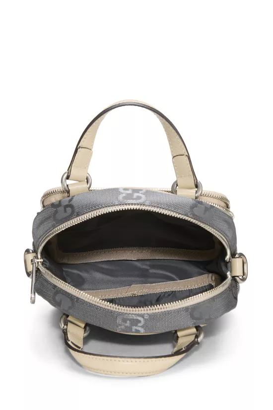 Grey GG Nylon Off the Grid Shoulder Bag, , large image number 5