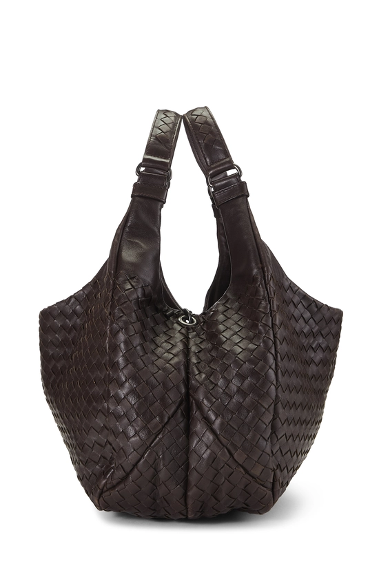 Brown Intrecciato Campana Tote Small, , large image number 2