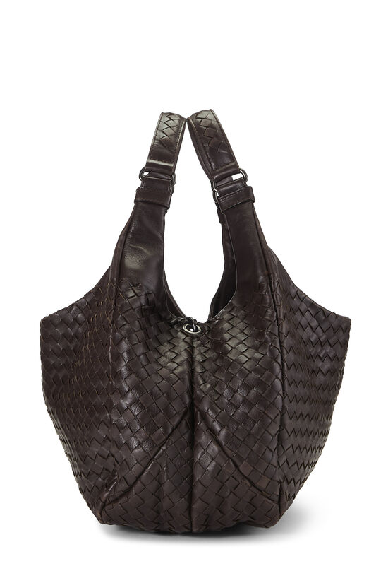 Brown Intrecciato Campana Tote Small, , large image number 2