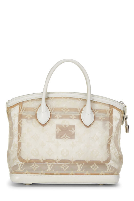 White Monogram Transparence Lockit, , large image number 3