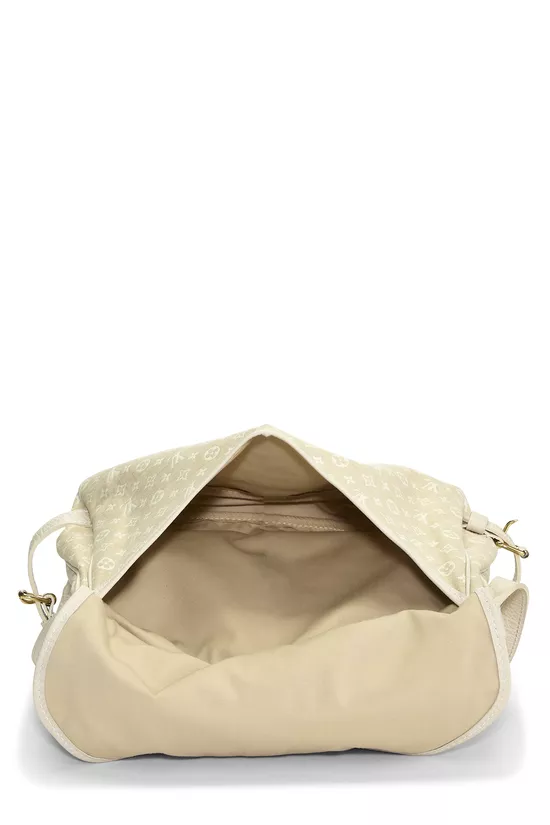 White Monogram Mini Lin Saumur 30, , large image number 5