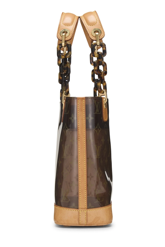 Brown Monogram Ambre Vinyl Cabas PM, , large image number 2