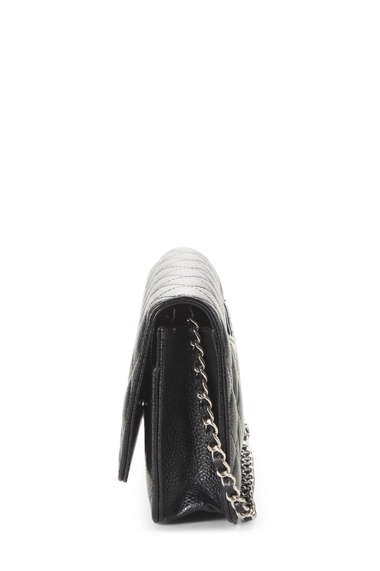 Black Caviar Classic Quilted Wallet On Chain (WOC), , large image number 2