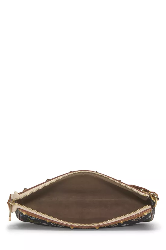 Takashi Murakami x Louis Vuitton Black Monogram Multicolore Pochette Accessoires, , large image number 5