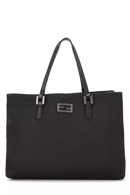 Black Zucchino Canvas Tote Small, , large image number 0