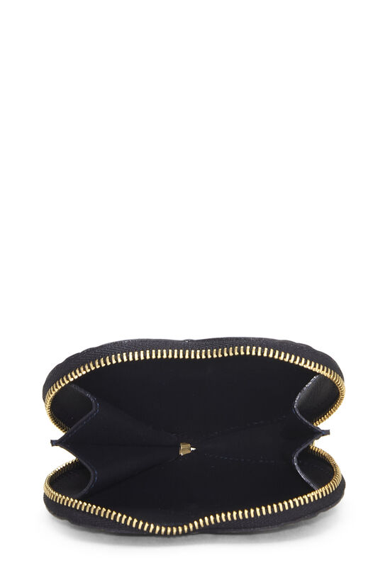 Louis Vuitton Black Leopard Vernis Heart Coin Purse QJA09SFWKB002  