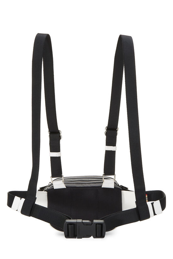 Black & White Nylon Cannon Belt Bag, , large image number 4