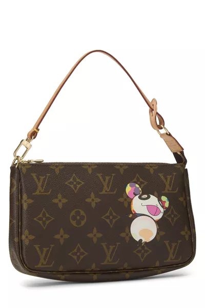 Takashi Murakami x Louis Vuitton Monogram Canvas Panda Pochette Accessoires, , large