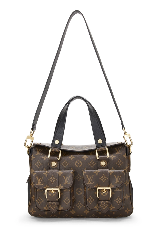 Black Monogram Canvas Manhattan MM NM, , large image number 1