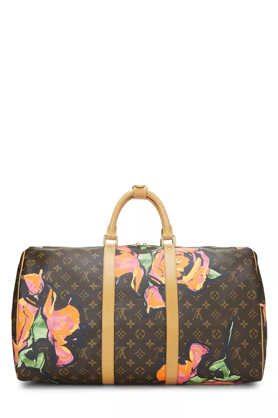 Stephen Sprouse x Louis Vuitton Monogram Roses Keepall 50, , large image number 3