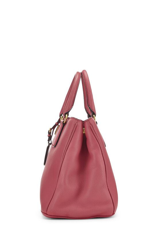 Prada Vintage - Saffiano Leather Bauletto Handbag Bag - Pink