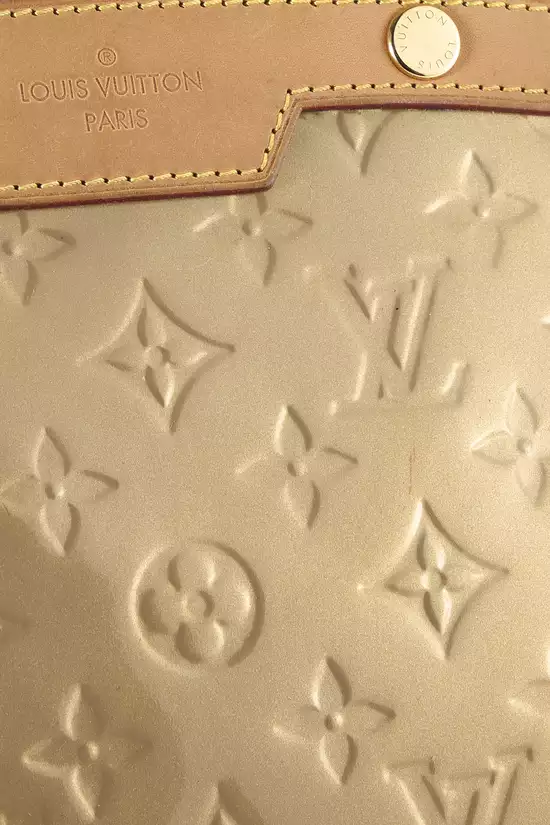 Beige Poudre Monogram Vernis Brea MM, , large image number 6