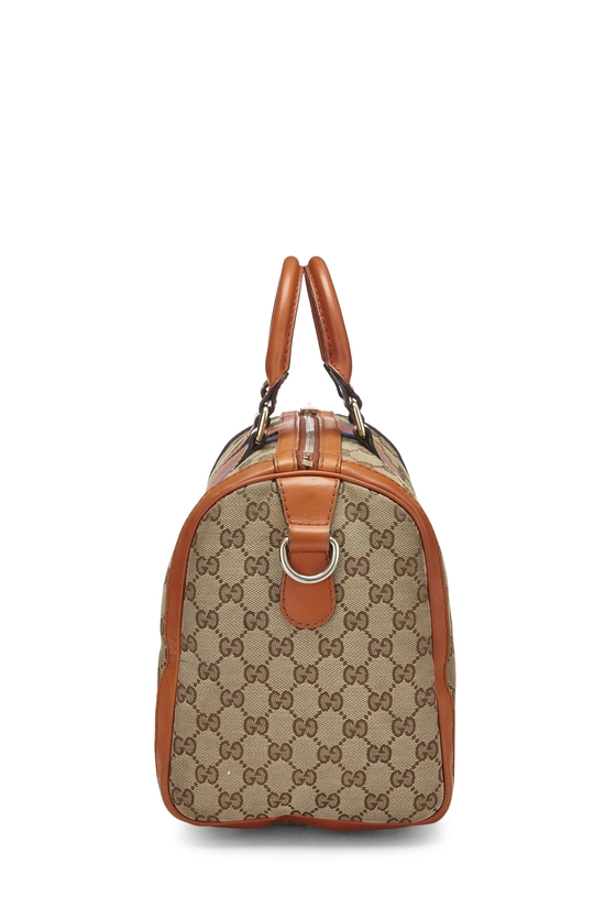 Orange Original GG Canvas Vintage Web Boston Medium, , large image number 2