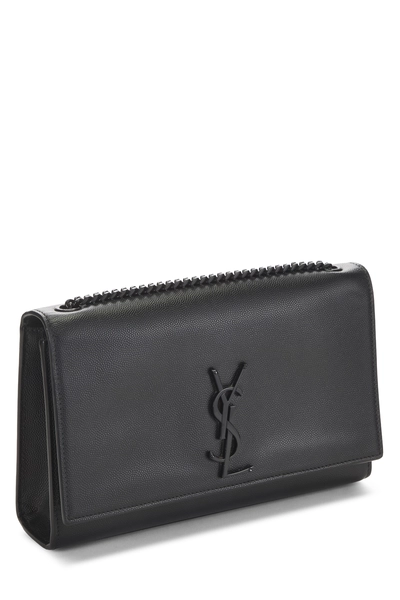 YSL Black Grainy Calfskin Kate Medium — photo 2