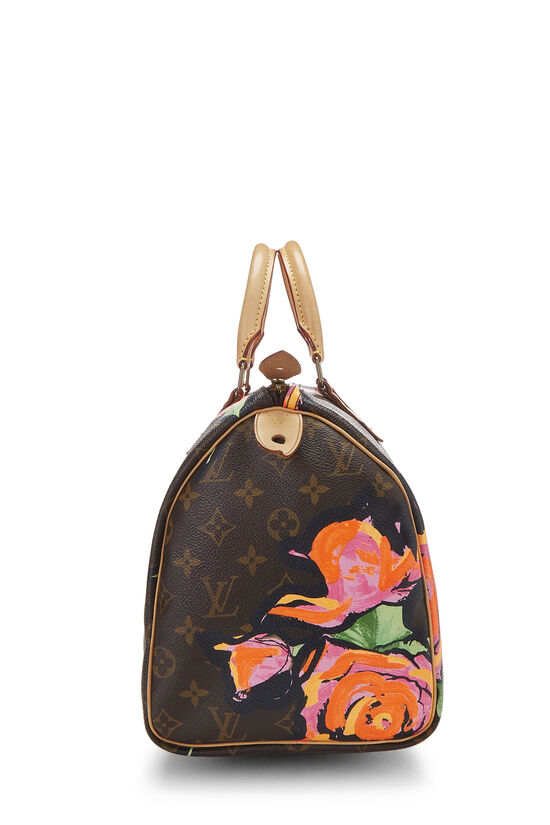 Stephen Sprouse x Louis Vuitton Monogram Roses Speedy 30, , large image number 4