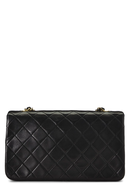 Black Quilted Lambskin Full Flap Small, , large image number 3