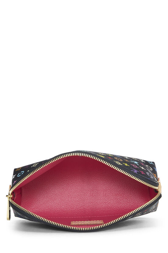 Takashi Murakami x Louis Vuitton Black Monogram Multicolore Pochette Cosmetique, , large image number 3