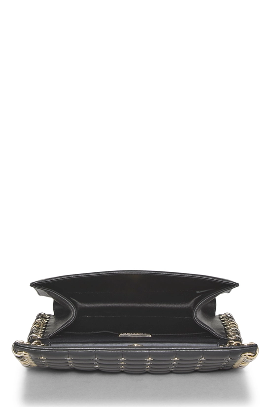 Black Calfskin Punk Chain Bag, , large image number 5