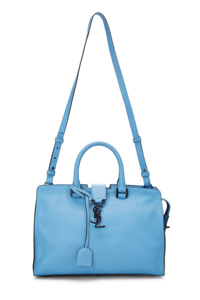 Blue Leather Downtown Cabas Small, , large