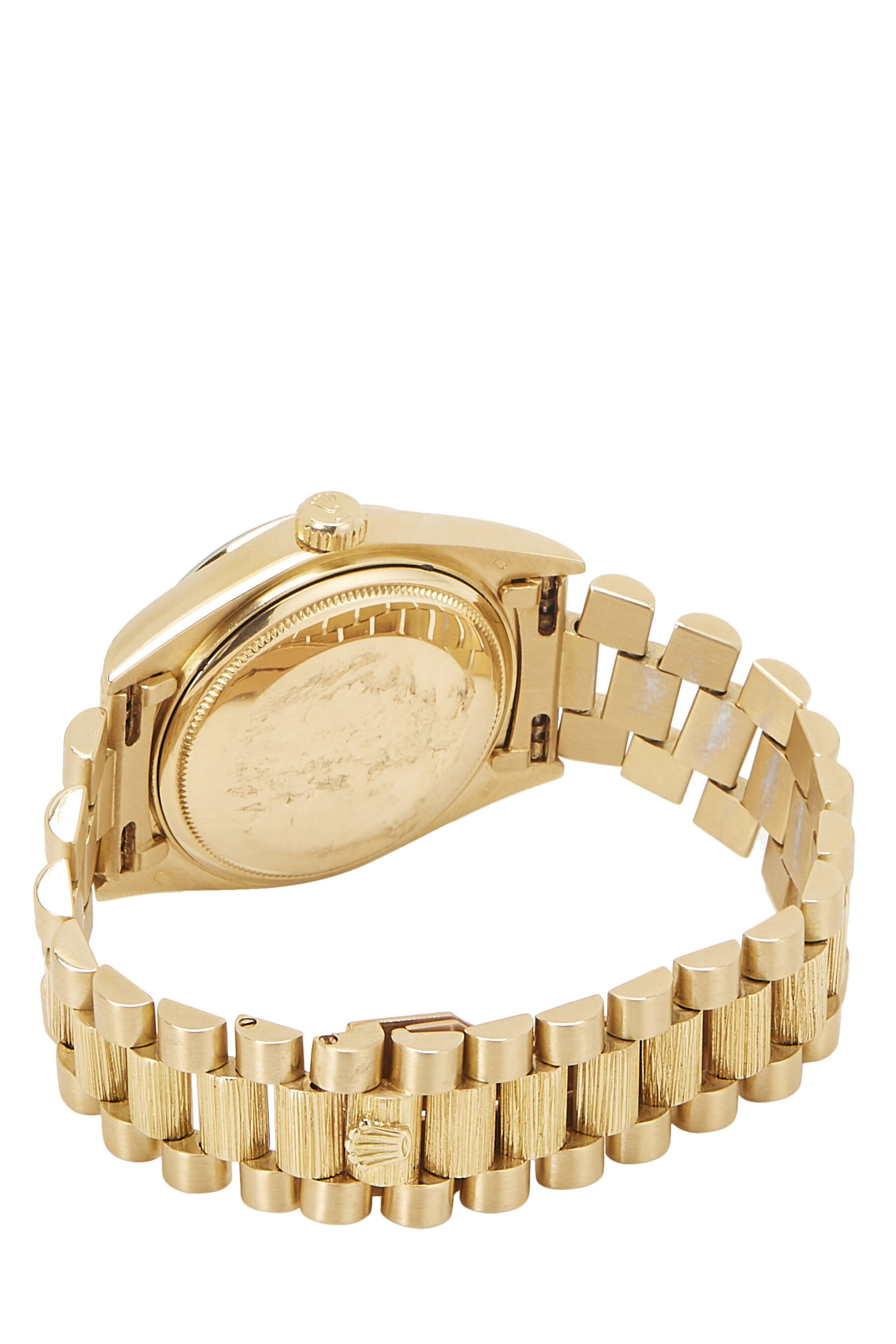 Hadley Roma Ladies Rolex President Style Gold Tone 13mm Watch Bracelet |  Total Watch Repair - LB5201YSC