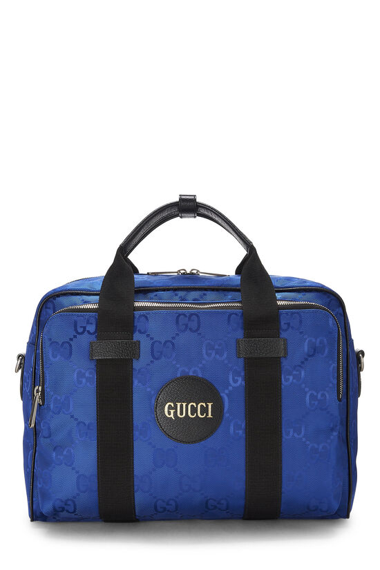 Gucci Blue GG Nylon Off the Grid Briefcase QFB4BA21BB000