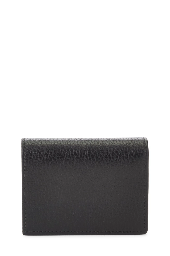 Black Leather GG Card Case, , large image number 2