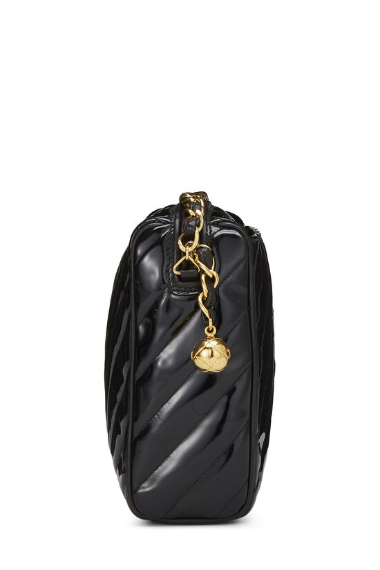 Black Patent Leather Camera Bag Medium, , large image number 3