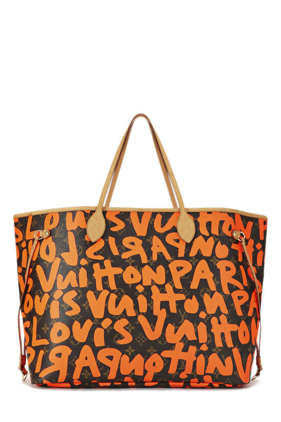 Stephen Sprouse x Louis Vuitton Orange Graffiti Neverfull GM, , large image number 0