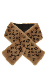 Louis Vuitton monogram fur mink scarf (Andre Leon Talley one of
