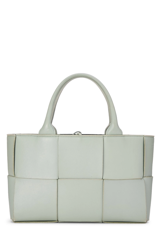 Green Calfskin Maxi Intrecciato Arco Tote Mini, , large image number 0