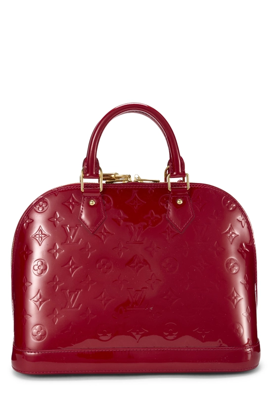 Pomme D'Amour Monogram Vernis Alma PM NM, , large image number 3