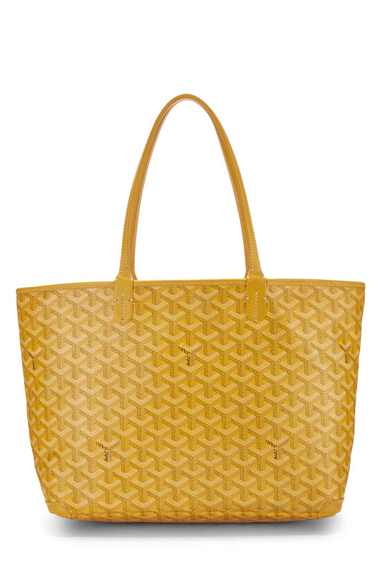Yellow Goyardine Canvas Artois PM, , large image number 0