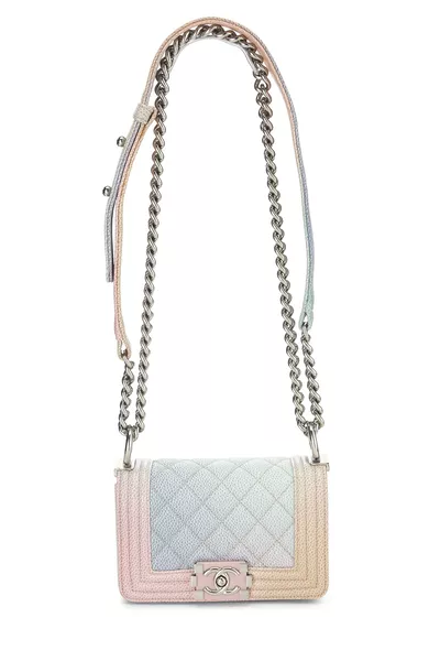 Chanel Rainbow Quilted Caviar Boy Bag Mini — photo 1