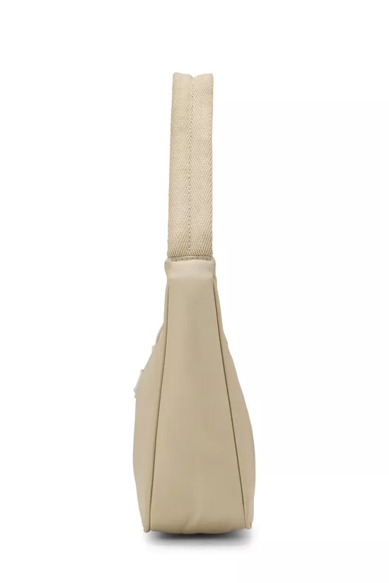 Beige Tessuto Re-Edition 2000 Hobo Mini, , large image number 2