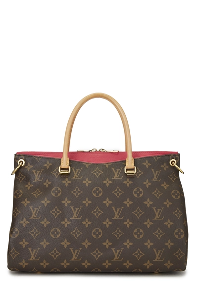 Red Monogram Canvas Pallas