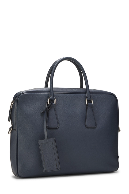 Navy Saffiano Briefcase, , large image number 1