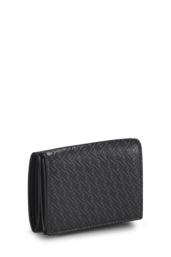 Black Zucchino Leather Trifold Wallet, , large image number 1