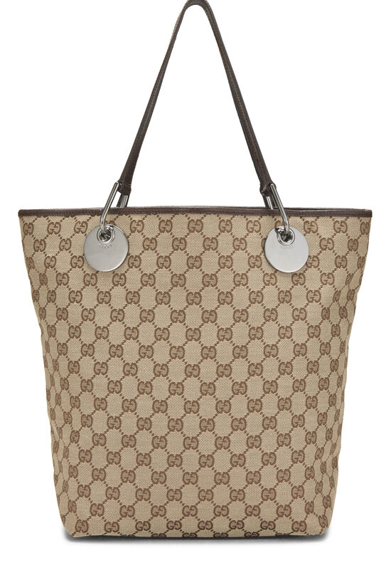 Original GG Canvas Eclipse Bucket Bag, , large image number 4