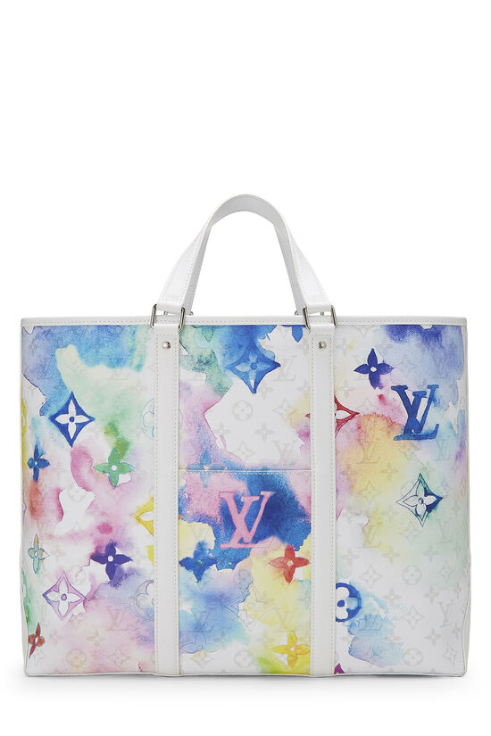 Watercolor Monogram Canvas New Tote GM, , large image number 1