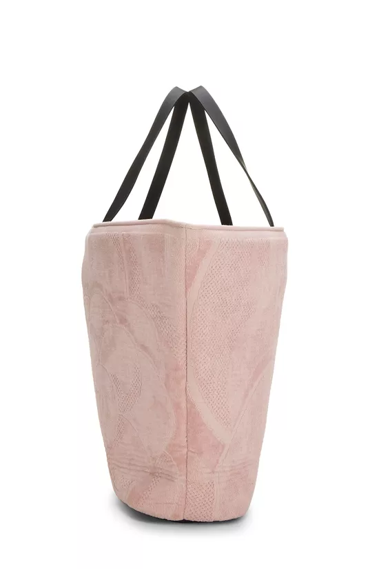 Pink Terry Cloth Tote Large, , large image number 2