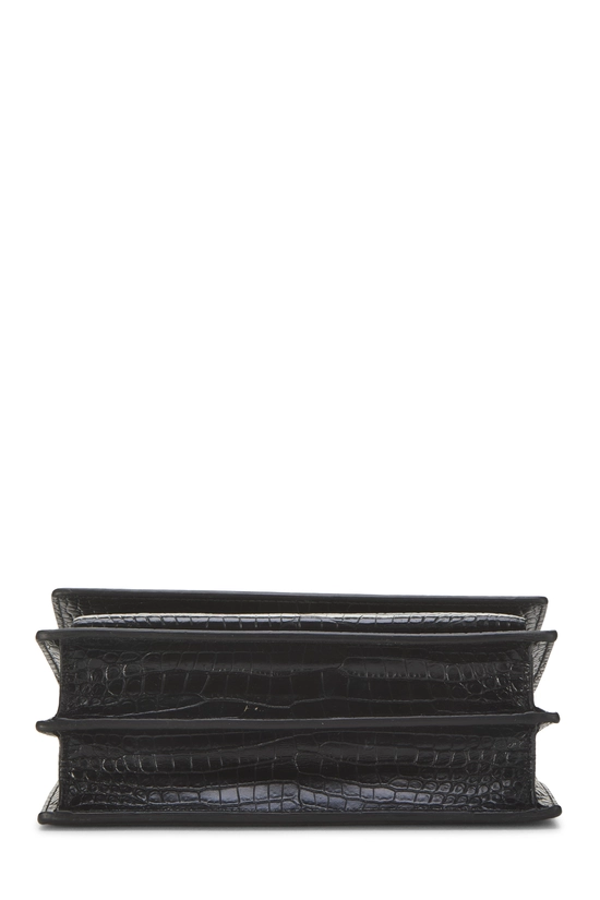 Black Embossed Leather Sunset Medium, , large image number 4