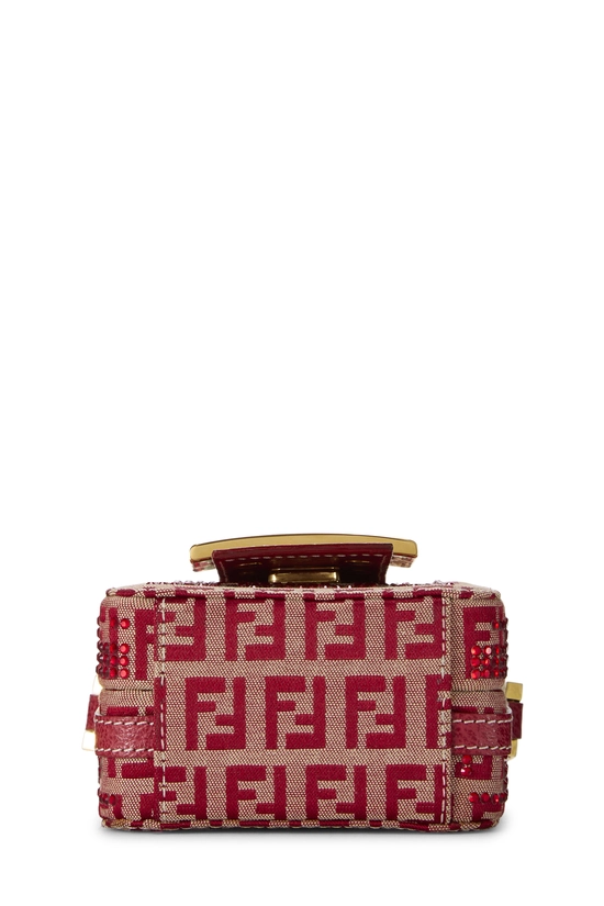 Red Crystal Embellished Cube Crossbody, , large image number 4