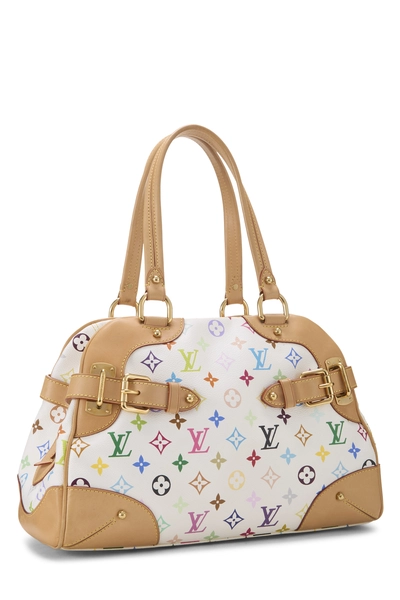Takashi Murakami x Louis Vuitton White Monogram Multicolore Claudia, , large