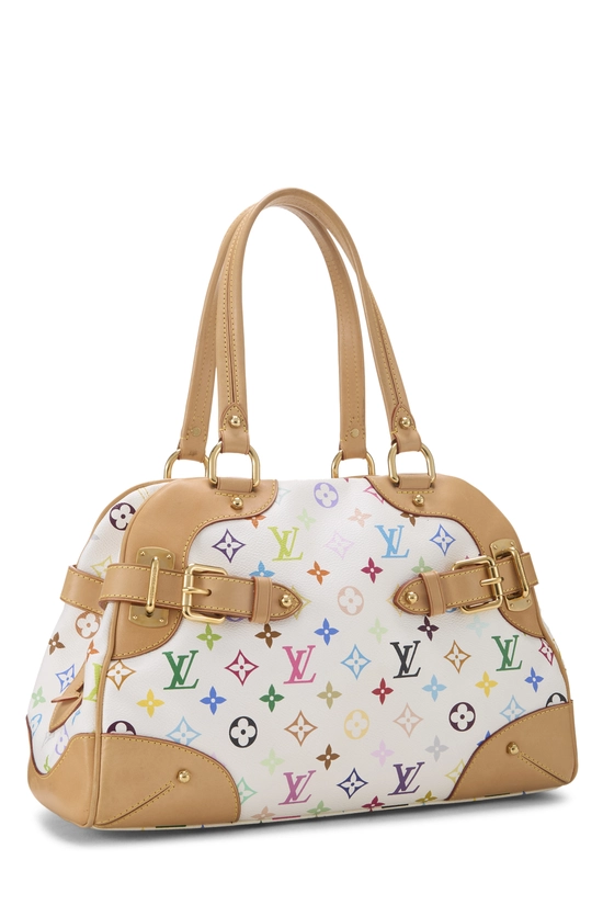 Takashi Murakami x Louis Vuitton White Monogram Multicolore Claudia, , large image number 1