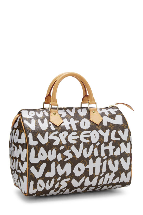 Stephen Sprouse x Louis Vuitton Monogram Grey Graffiti Speedy 30, , large image number 1