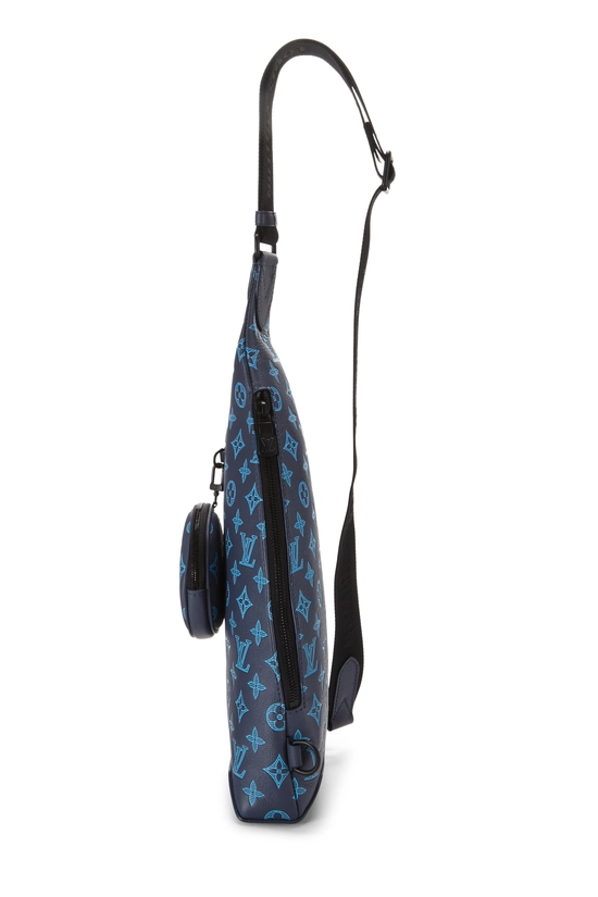 Blue Monogram Shadow Discovery Bumbag, , large image number 2